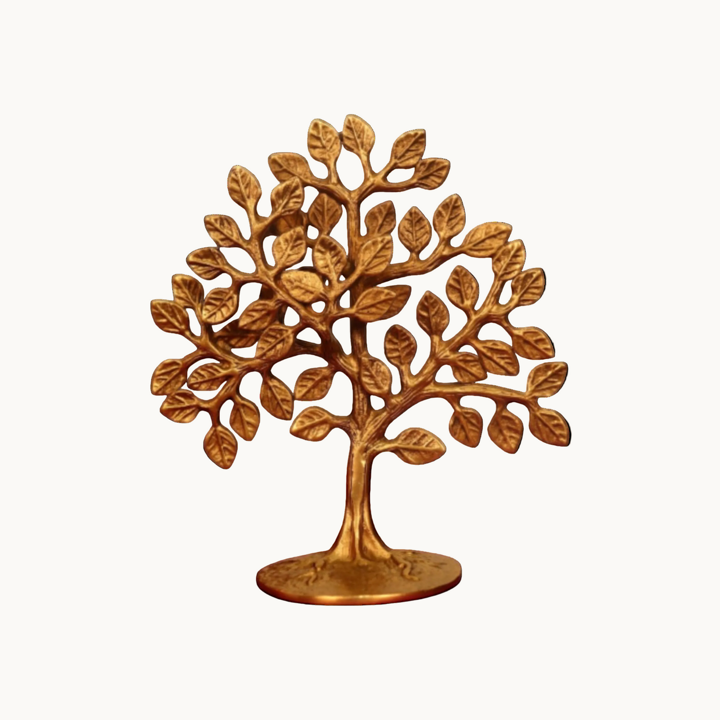 Handcrafted Brass Tree Sculpture – Elegant Decorative Tabletop Accent | Thar Arts & Furniture