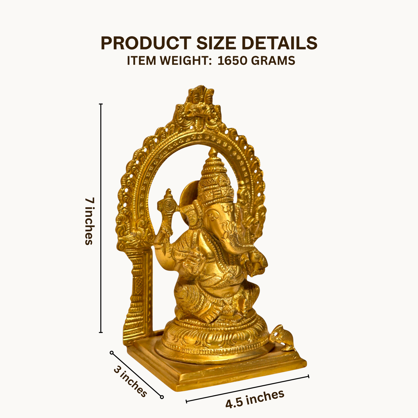 Thar Arts And Furniture - Prabhawali Ganesha