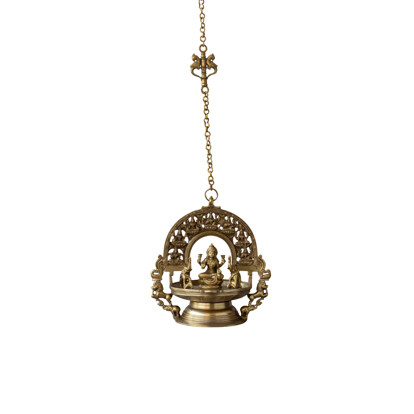 Thar Arts And Furniture - Brass Ashtalakshmi Deepa