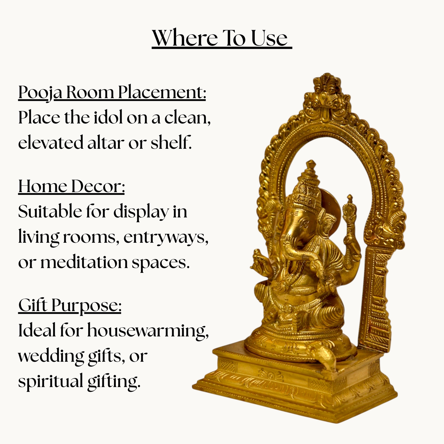 Thar Arts And Furniture - Prabhawali Ganesha