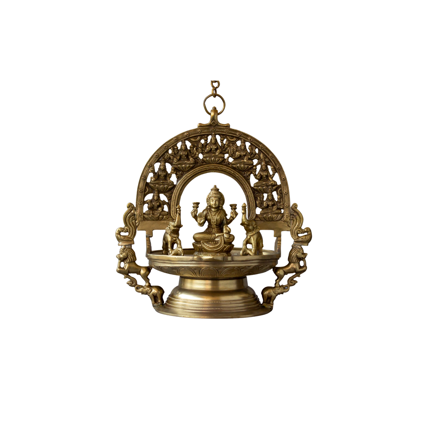 Thar Arts And Furniture - Brass Ashtalakshmi Deepa