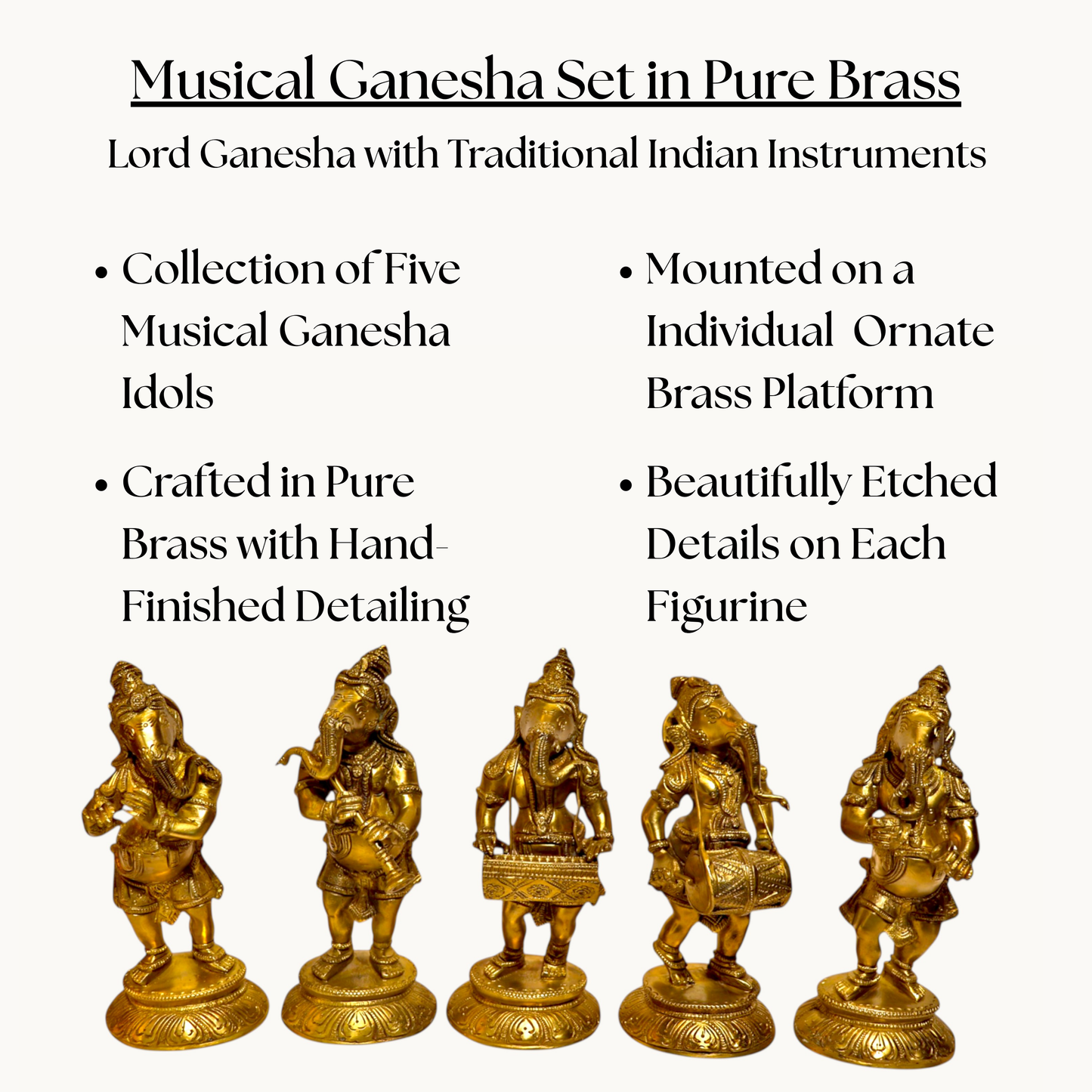 Thar Arts And Furniture - Musical Ganehsa Standing