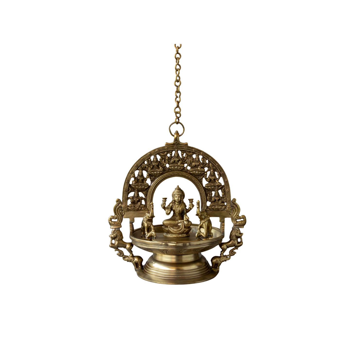 Thar Arts And Furniture - Brass Ashtalakshmi Deepa