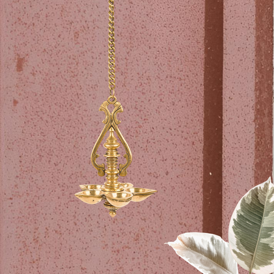 Thar Arts And Furniture - 5 Deepam Hanging Lamp