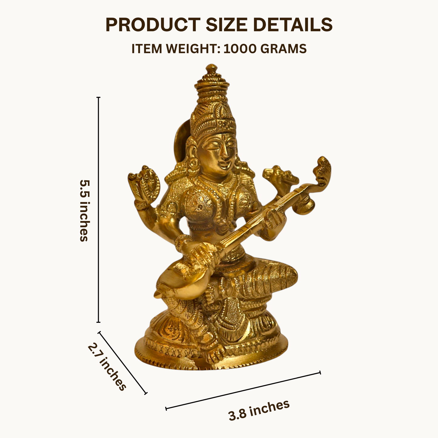 Thar Arts And Furniture - Goddess Saraswati