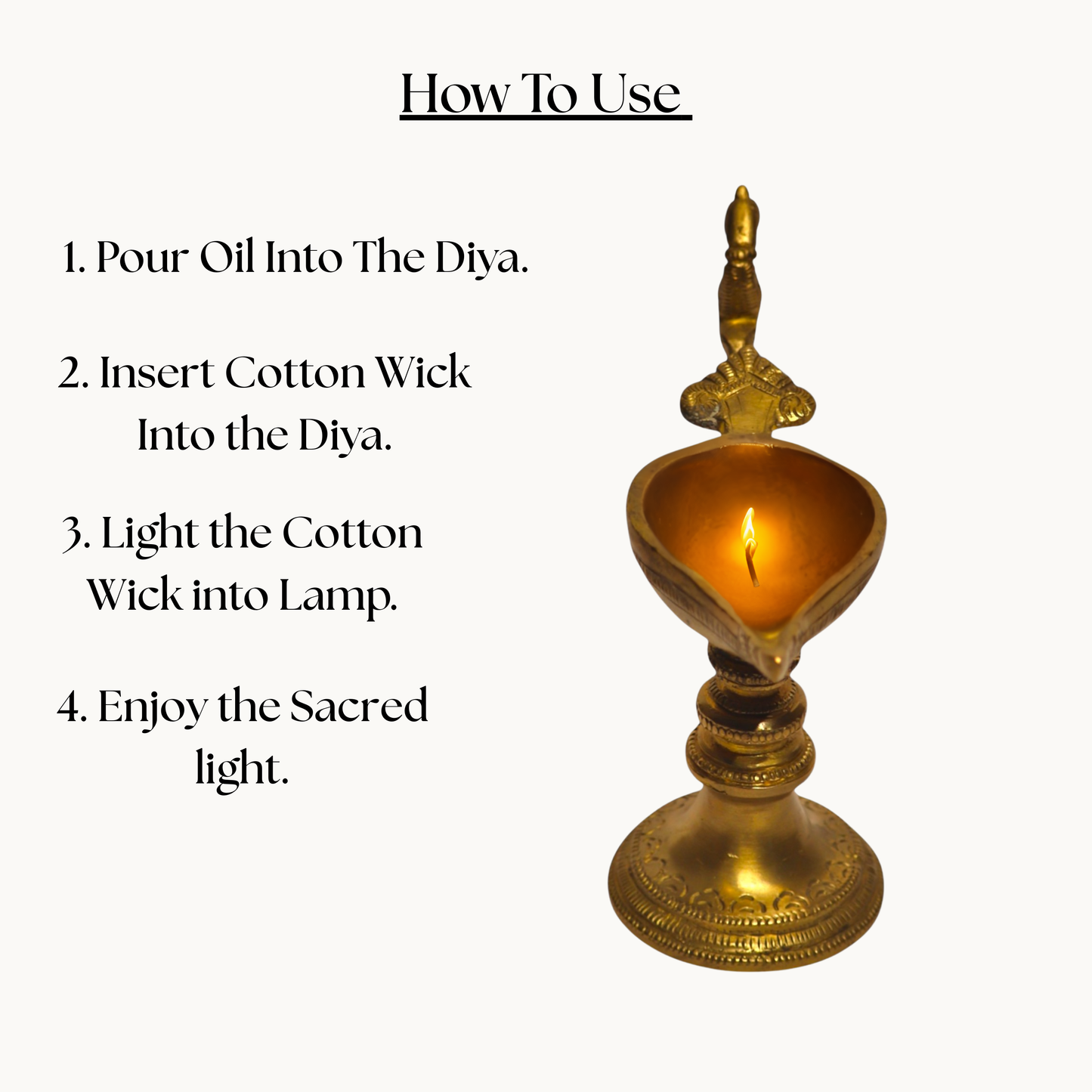 Thar Arts And Furniture - Brass Diya