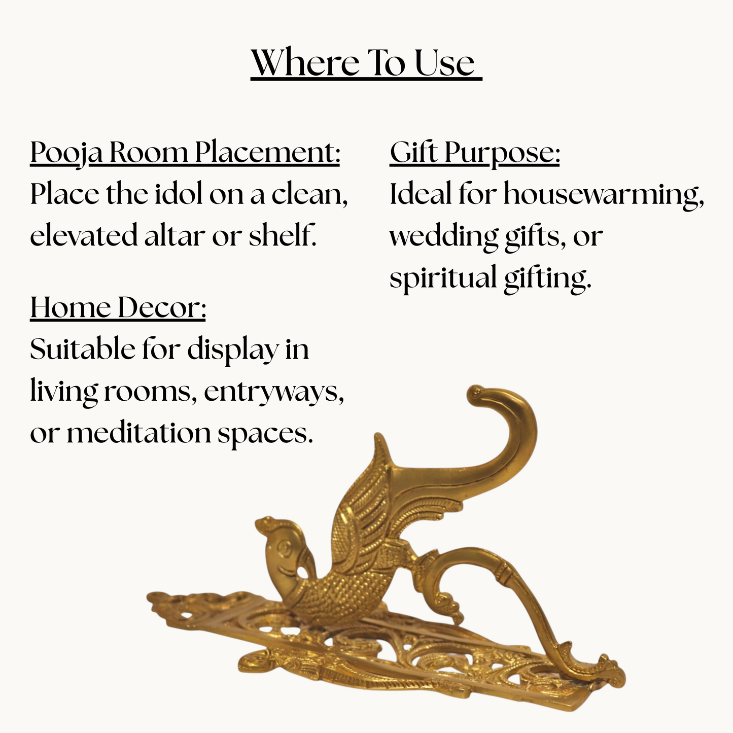 Thar Arts And Furniture -Brass Wall Hanging Parrot Bracket