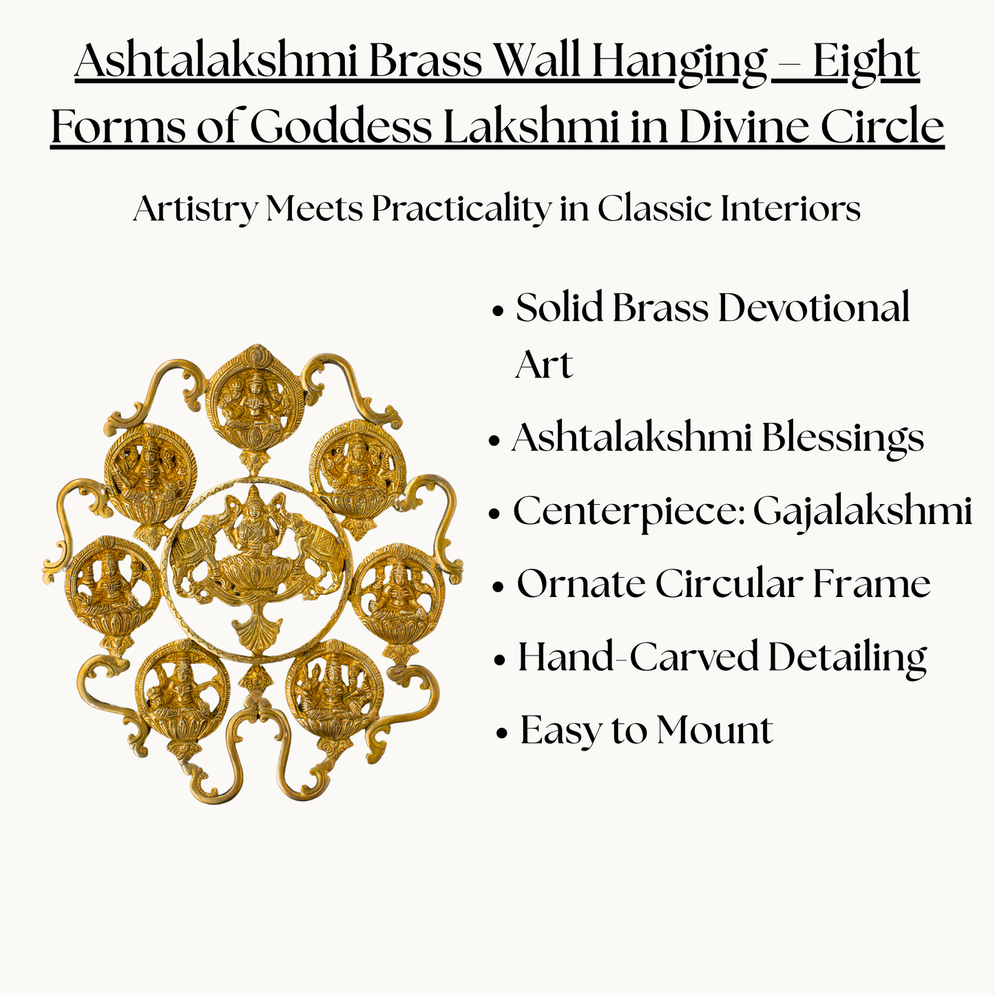 Thar Arts And Furniture - Astha Lakshmi Panel