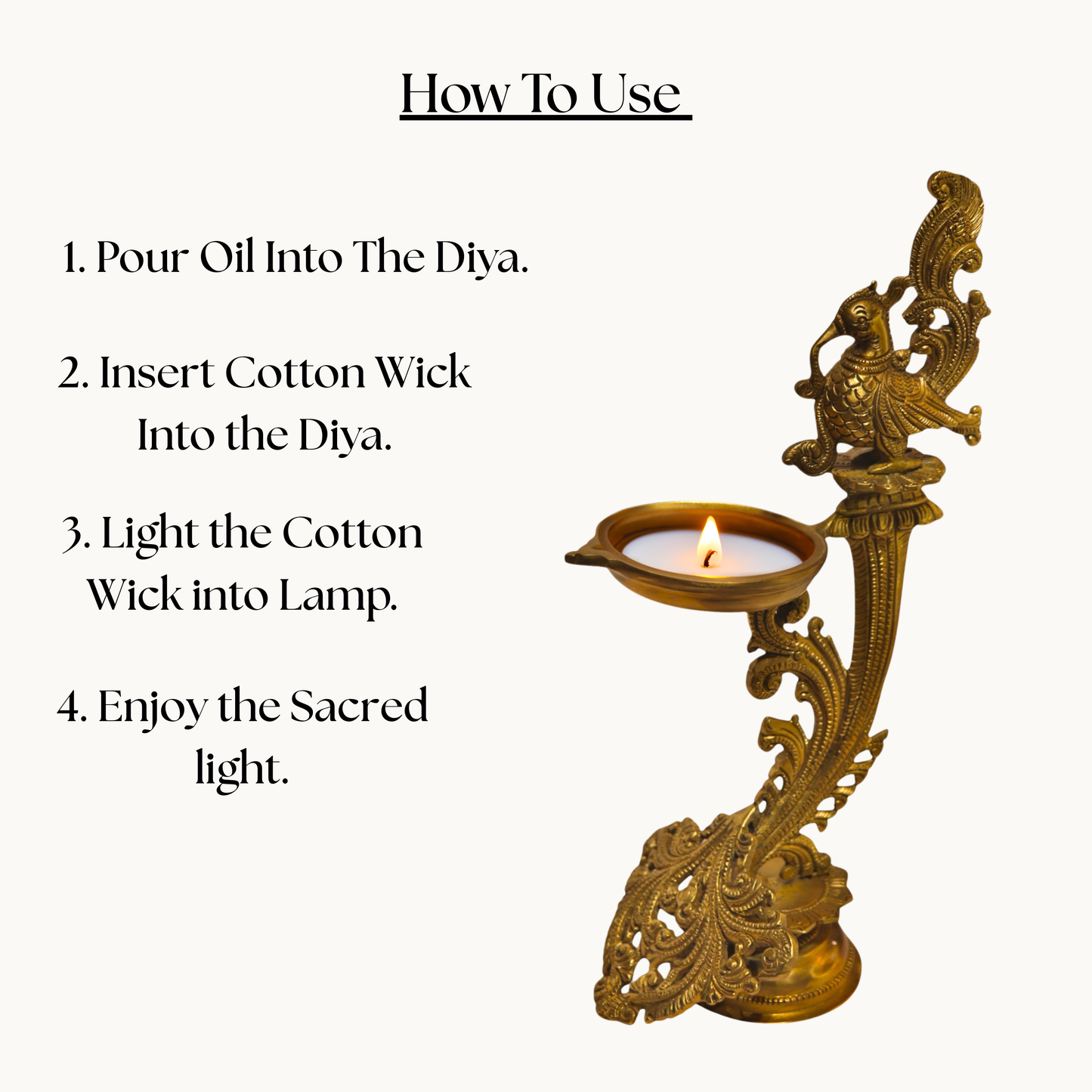 Thar Arts And Furniture - Bird Deepam