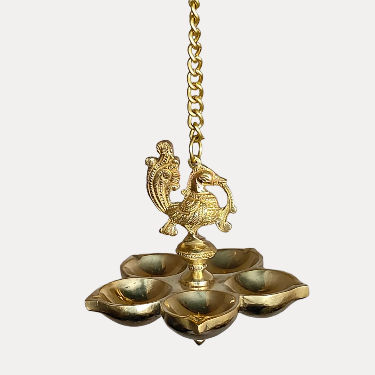 Thar Arts And Furniture - Brass Super Fine Hanging Bird Lamp