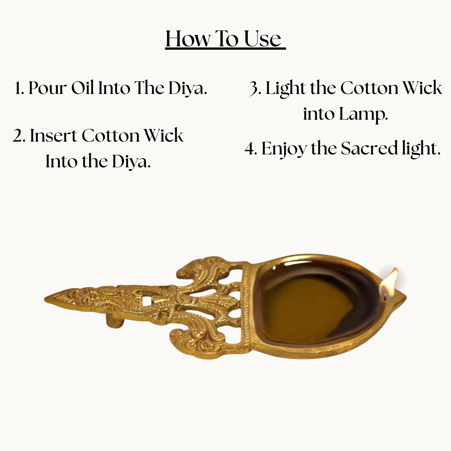 Thar Arts And Furniture - Brass Aarti Spoon