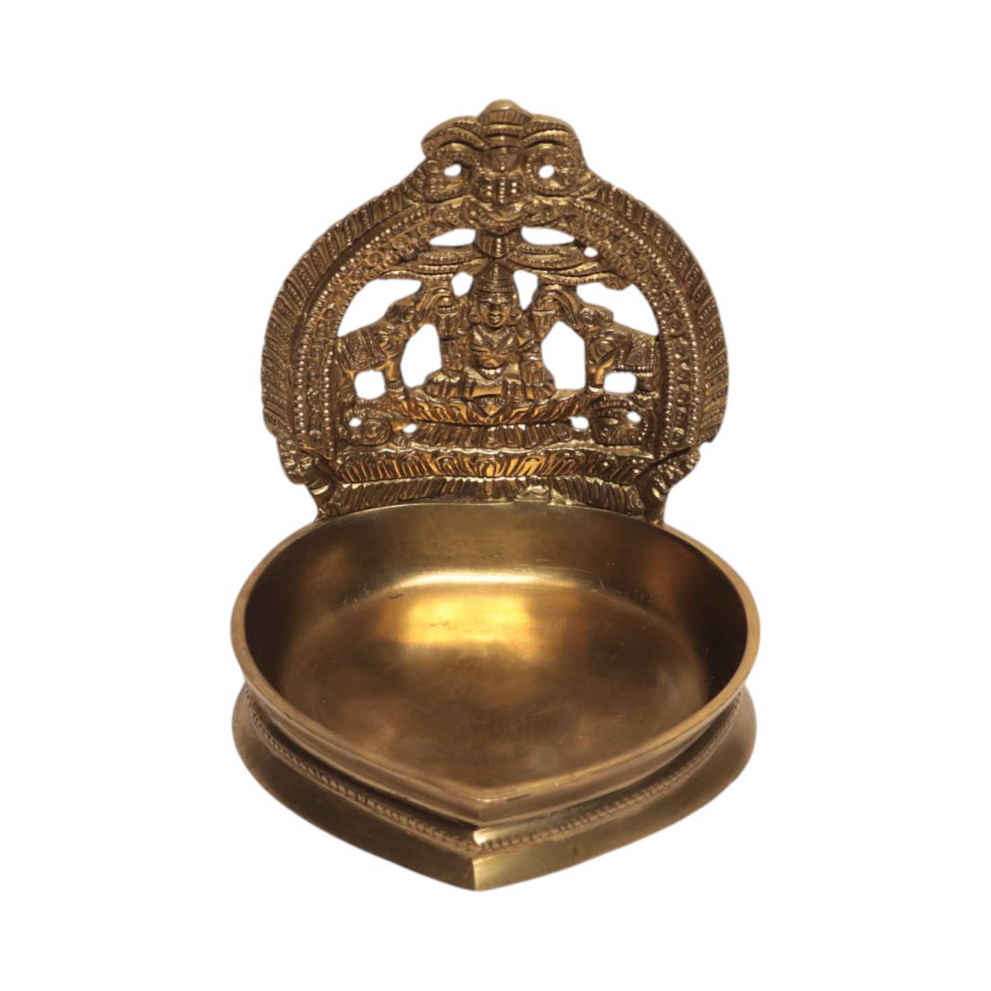 Thar Arts And Furniture - Brass Gaja Lakshmi Diya