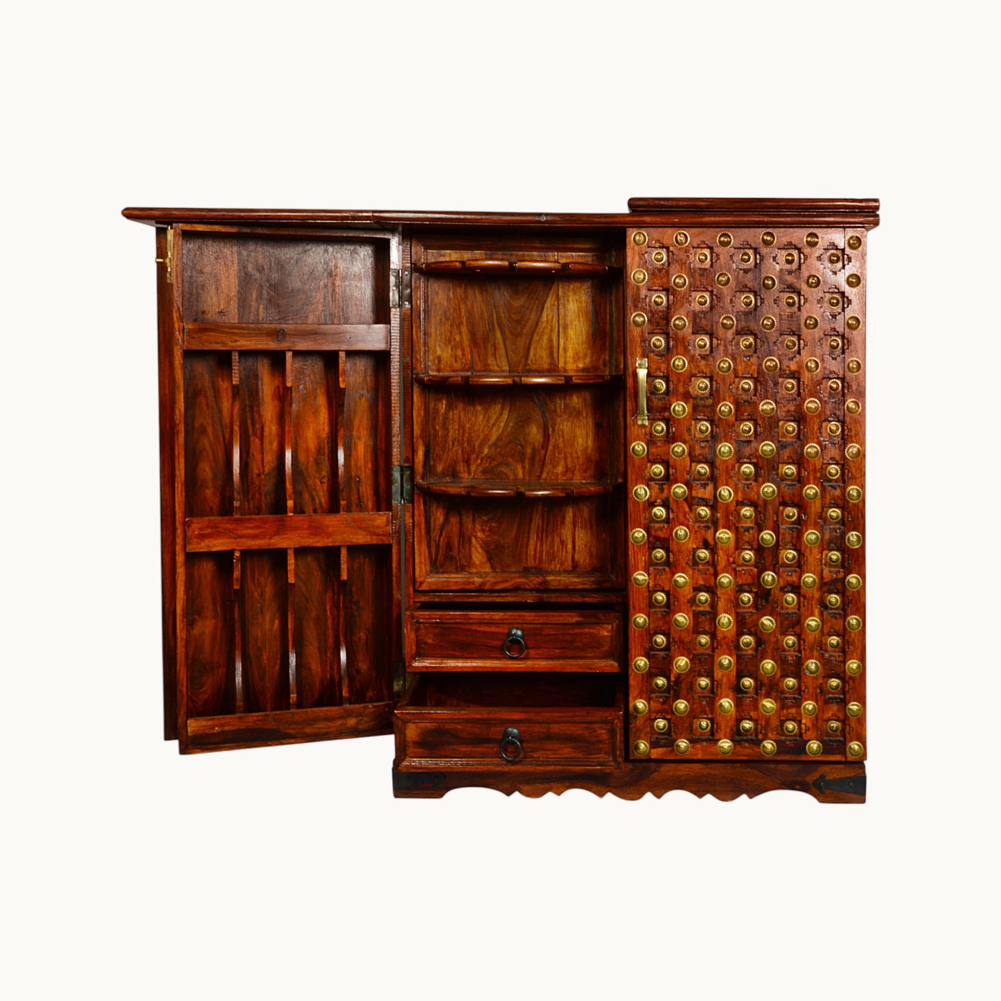 Thar Arts And Furniture - Sheesham Bar Cabinet