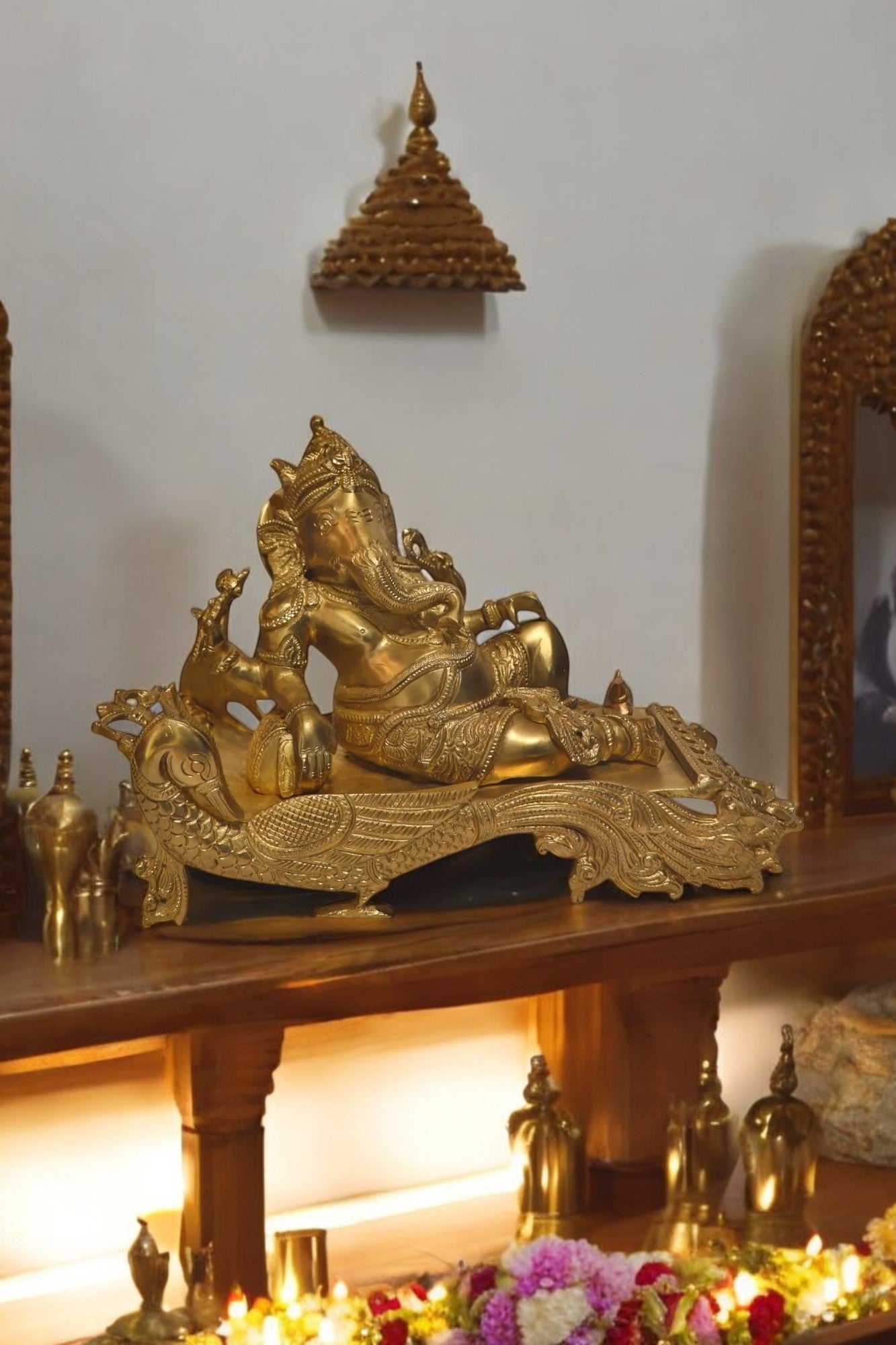 Thar Arts And Furniture - Brass Deewan Ganesha
