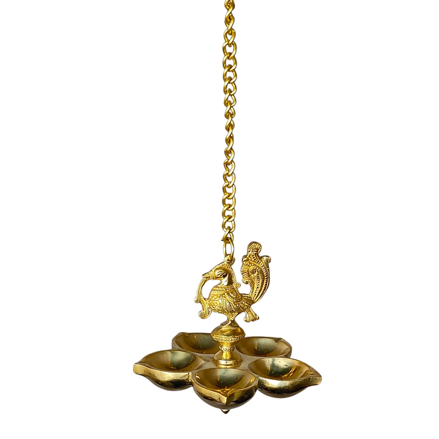 Thar Arts And Furniture - Brass Super Fine Hanging Bird Lamp