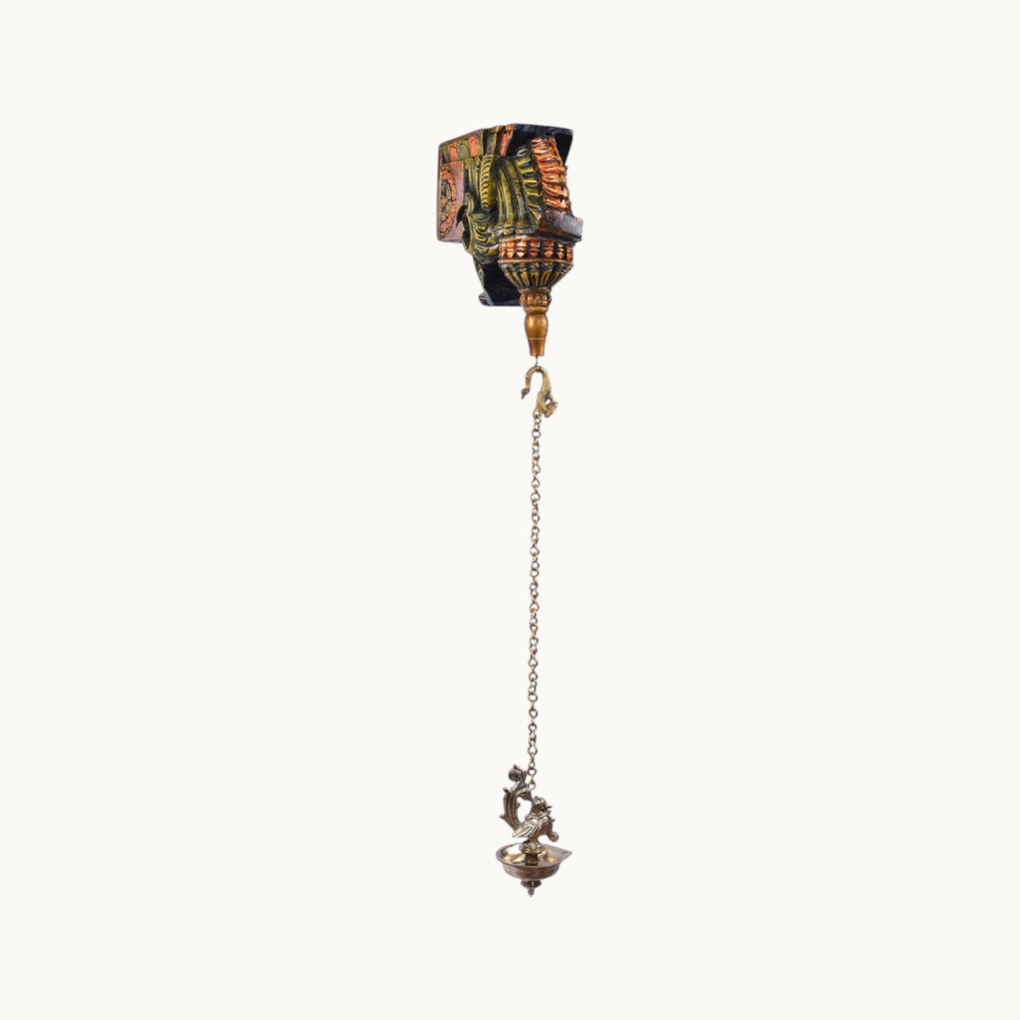 Thar Arts And Furniture - 12" Wooden Painted Bracket