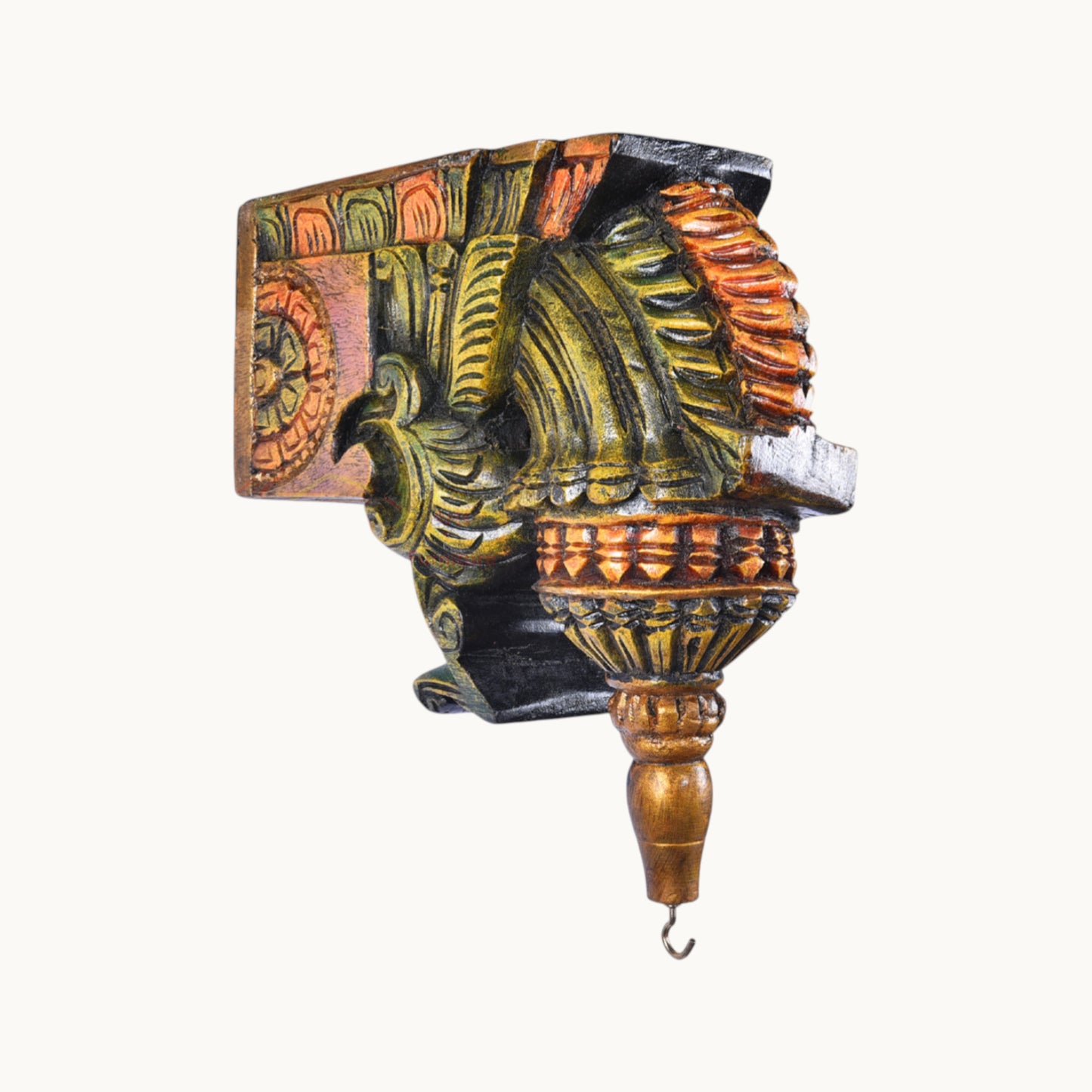 Thar Arts And Furniture - 12" Wooden Painted Bracket