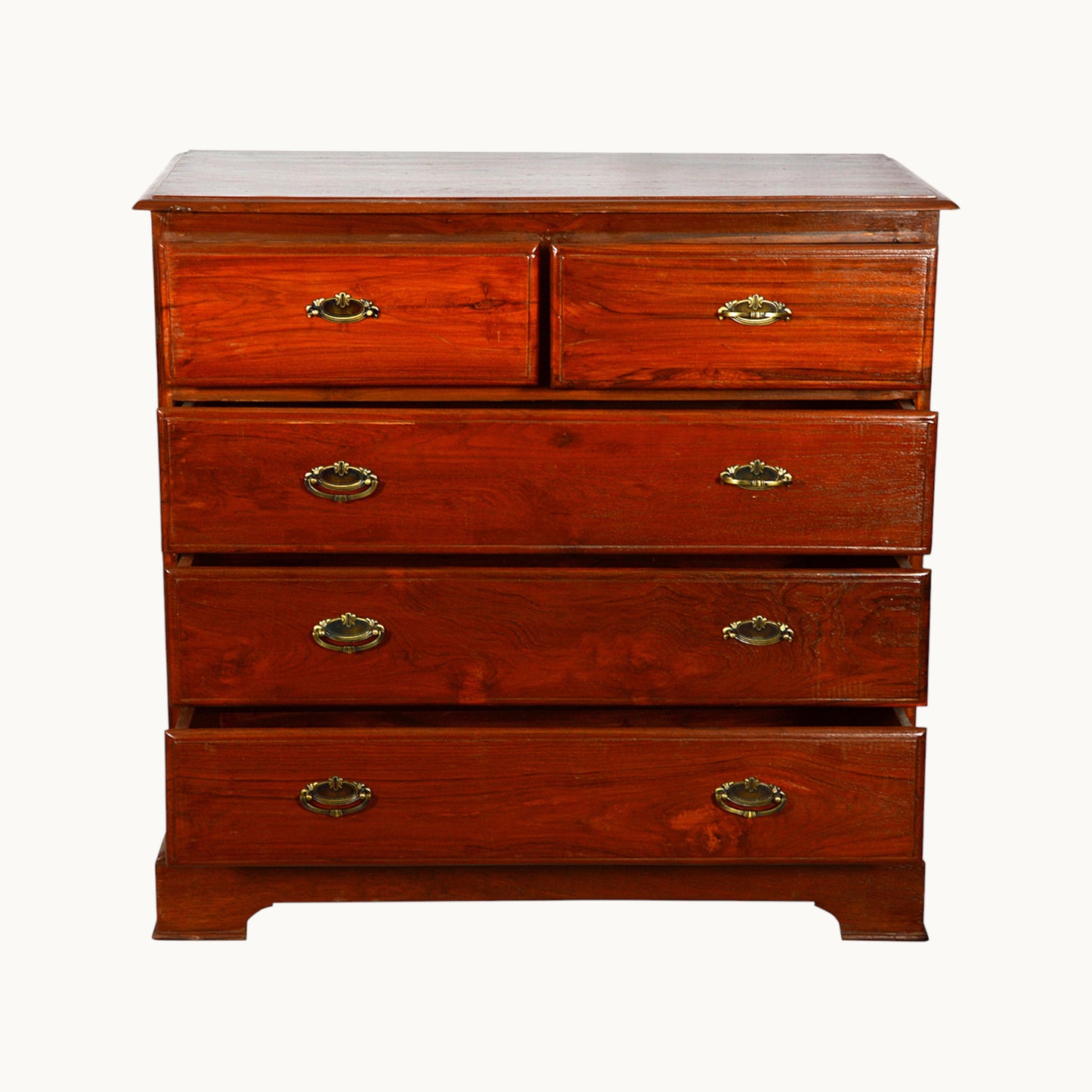 Thar Arts And Furniture - Teak Wood Chest of Drawer with Storage Cabinet