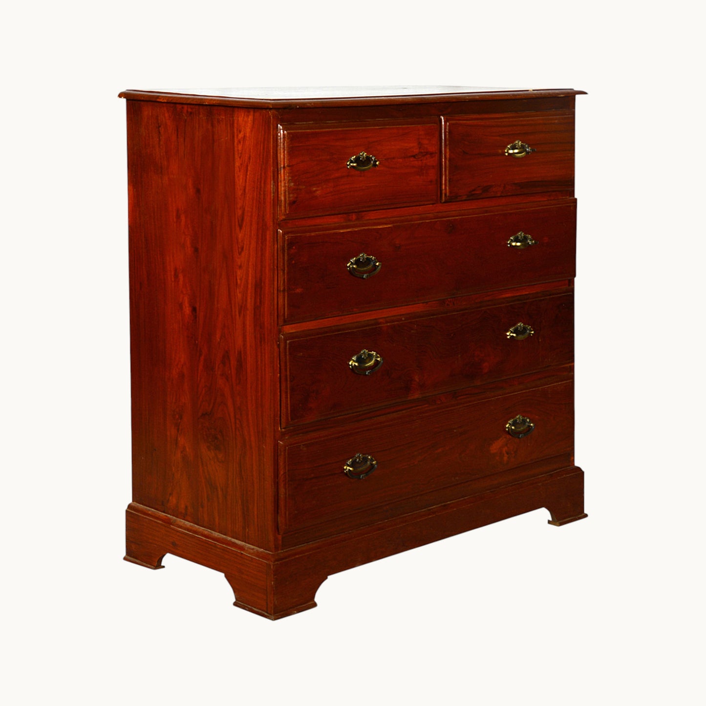 Thar Arts And Furniture - Teak Wood Chest of Drawer with Storage Cabinet