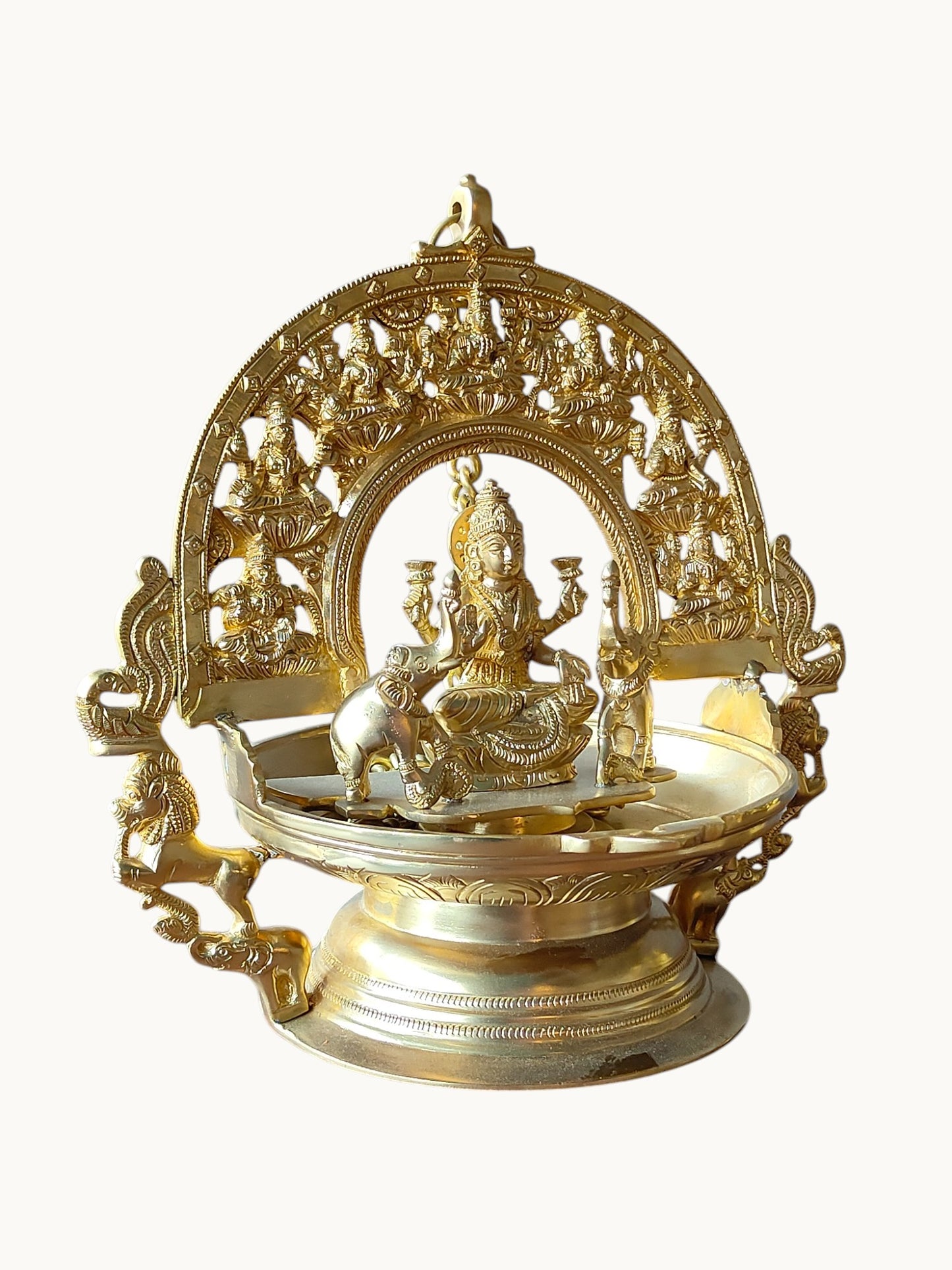 Thar Arts And Furniture - Brass Ashtalakshmi Deepa