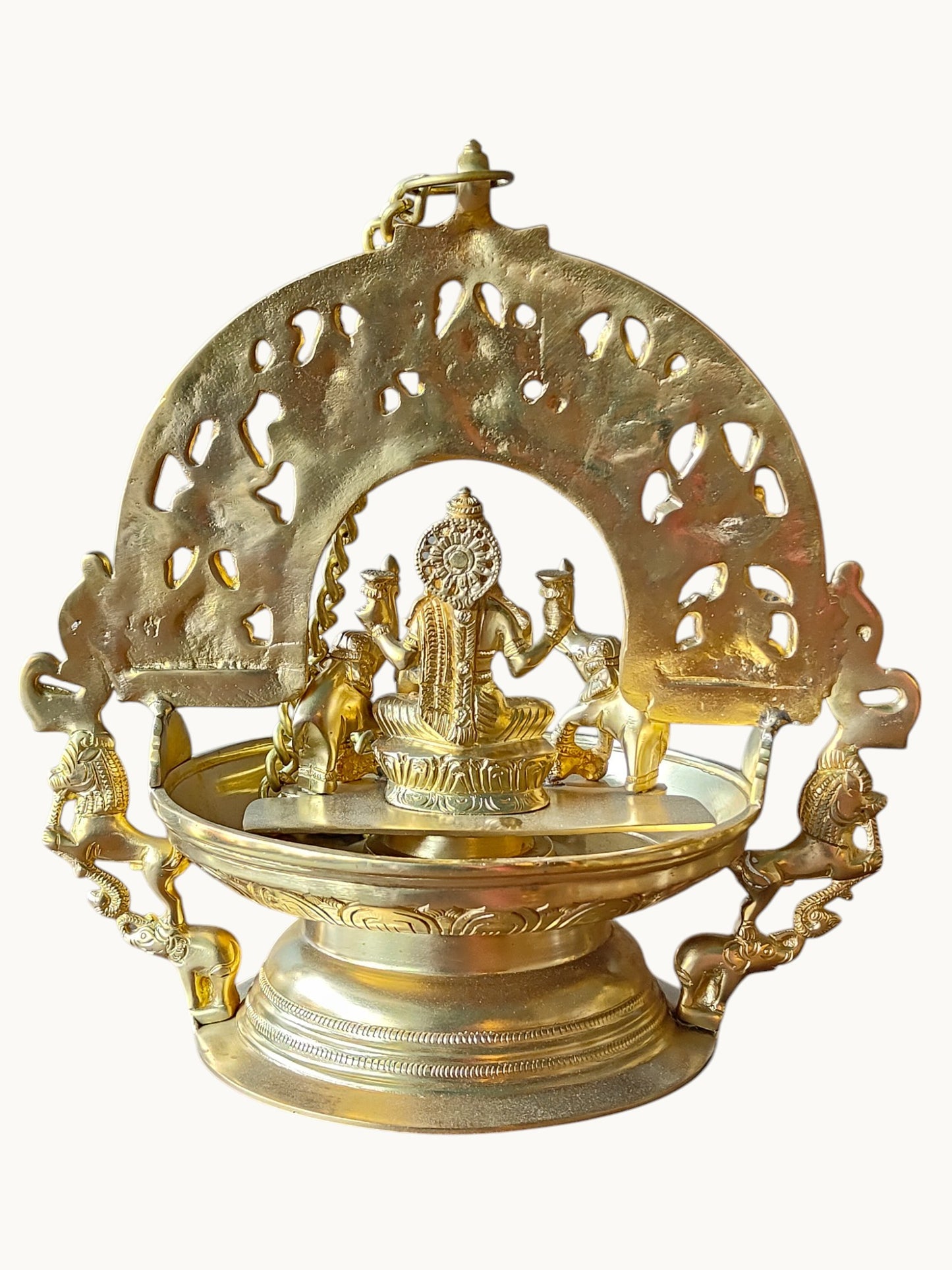 Thar Arts And Furniture - Brass Ashtalakshmi Deepa