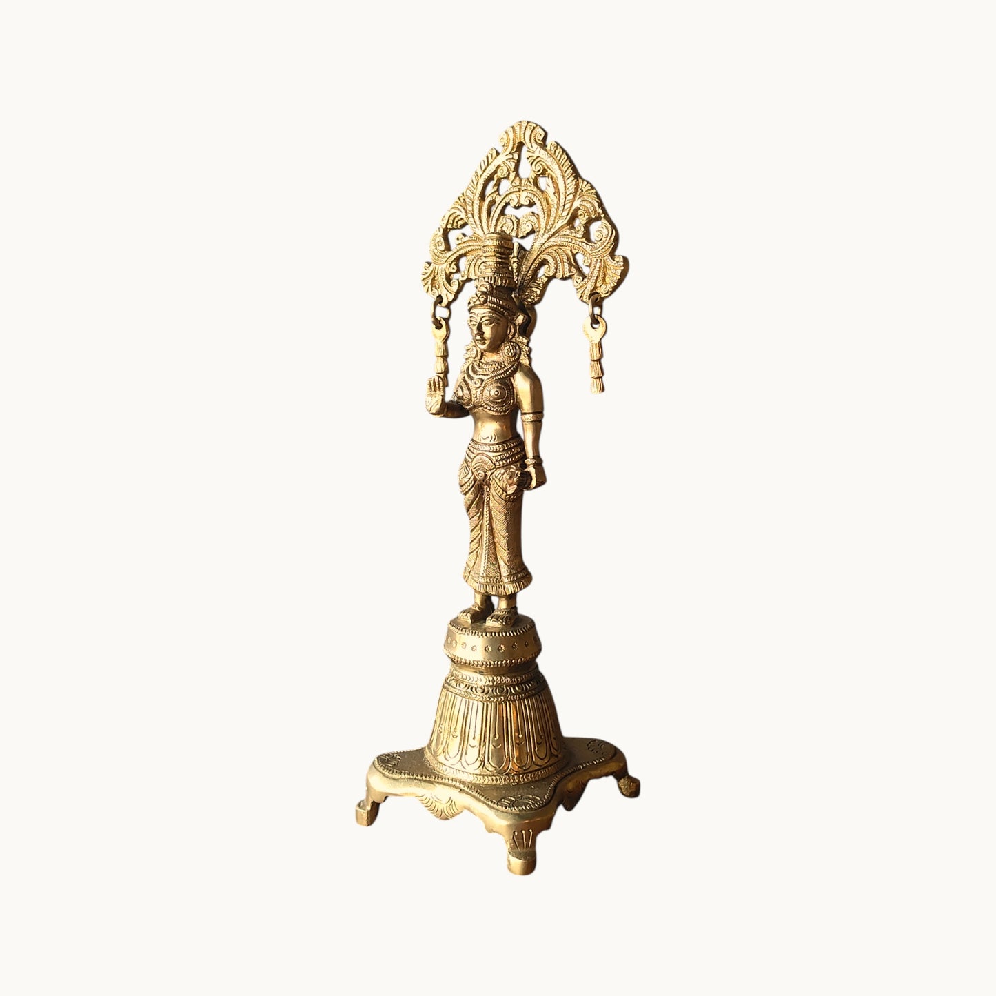 Thar Arts And Furniture - Brass Radha Statue