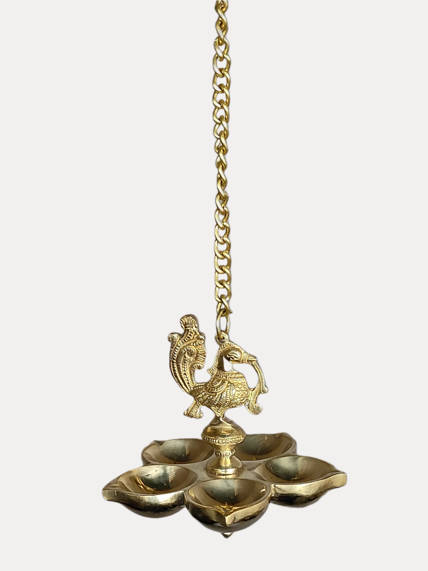 Thar Arts And Furniture - Brass Super Fine Hanging Bird Lamp