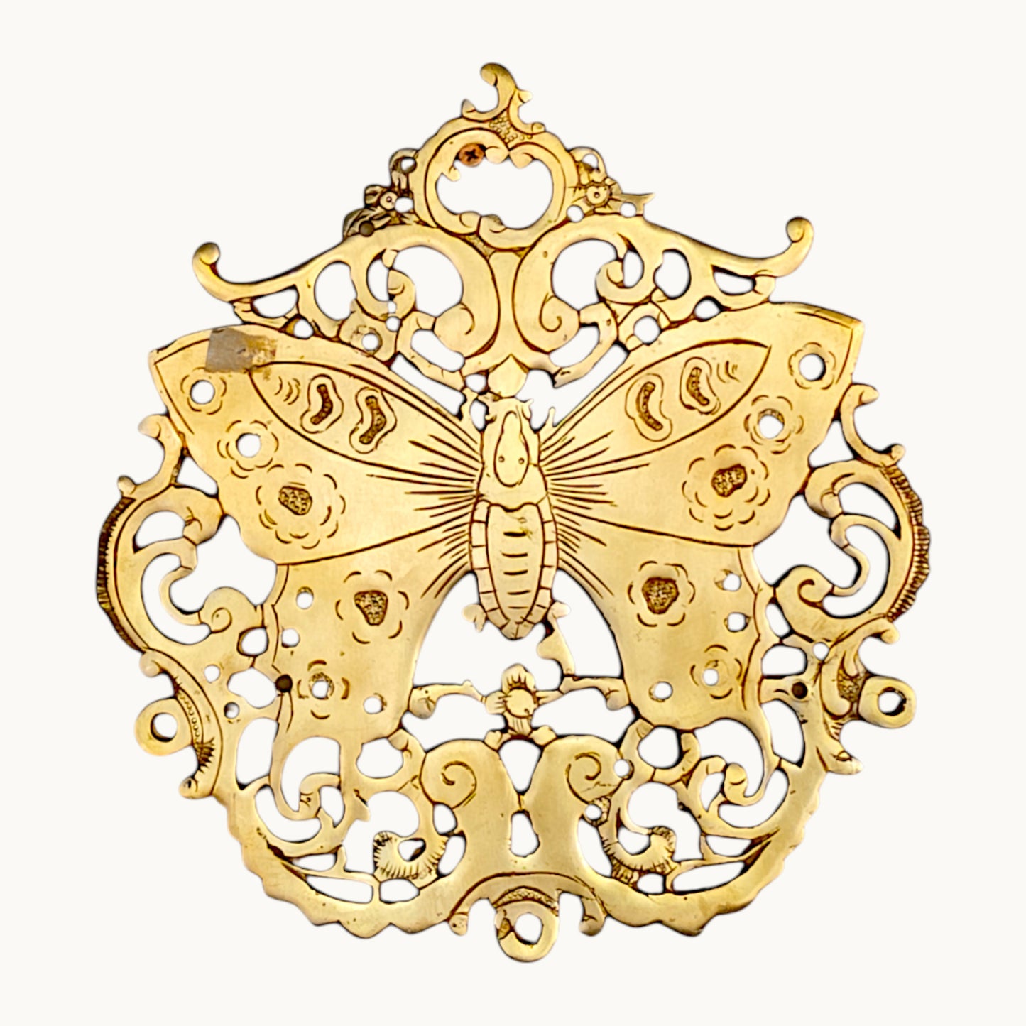 Thar Arts And Furniture - Brass Butterfly Wall Panel Set of Three
