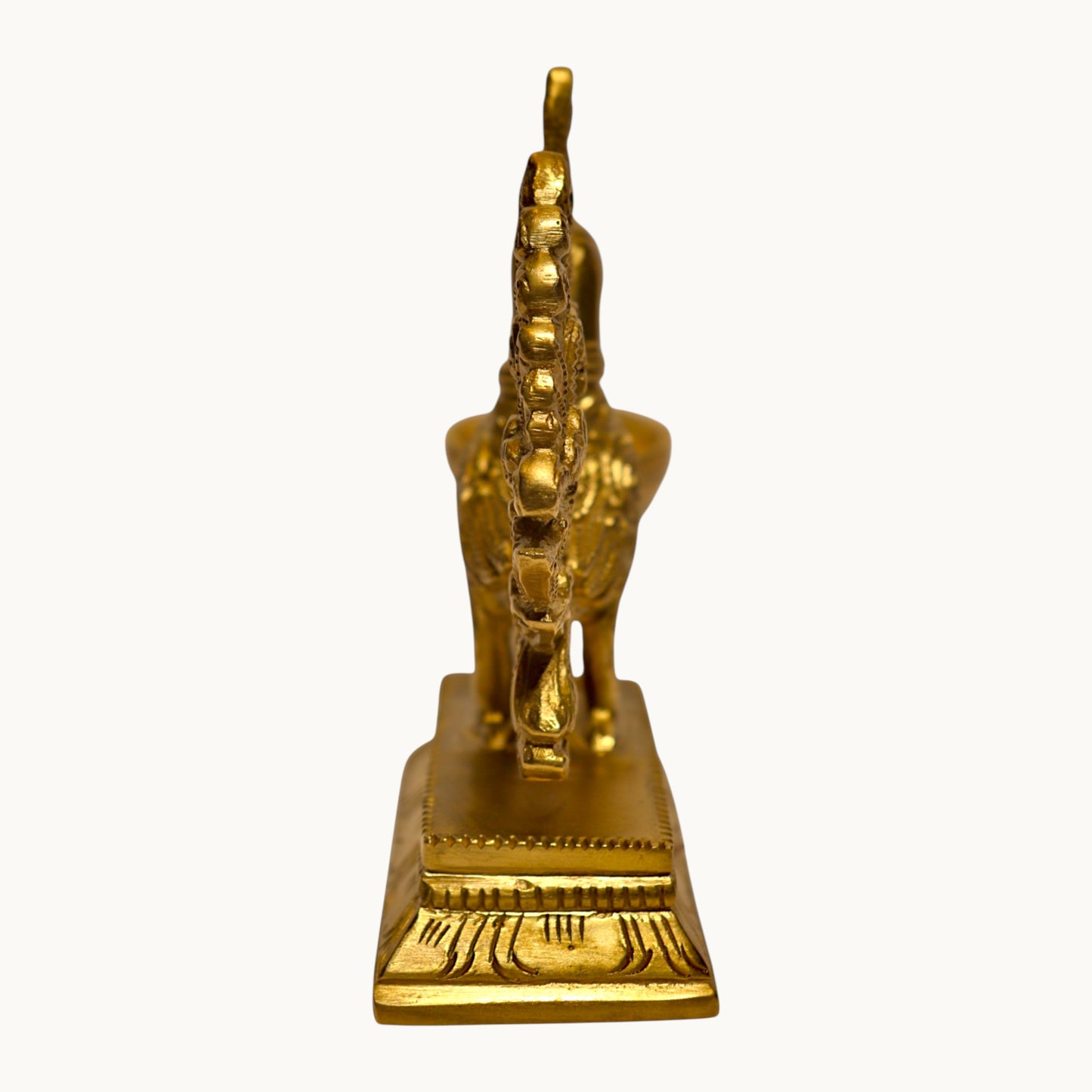 Thar Arts And Furniture - Brass Bird Diya With Thick Base
