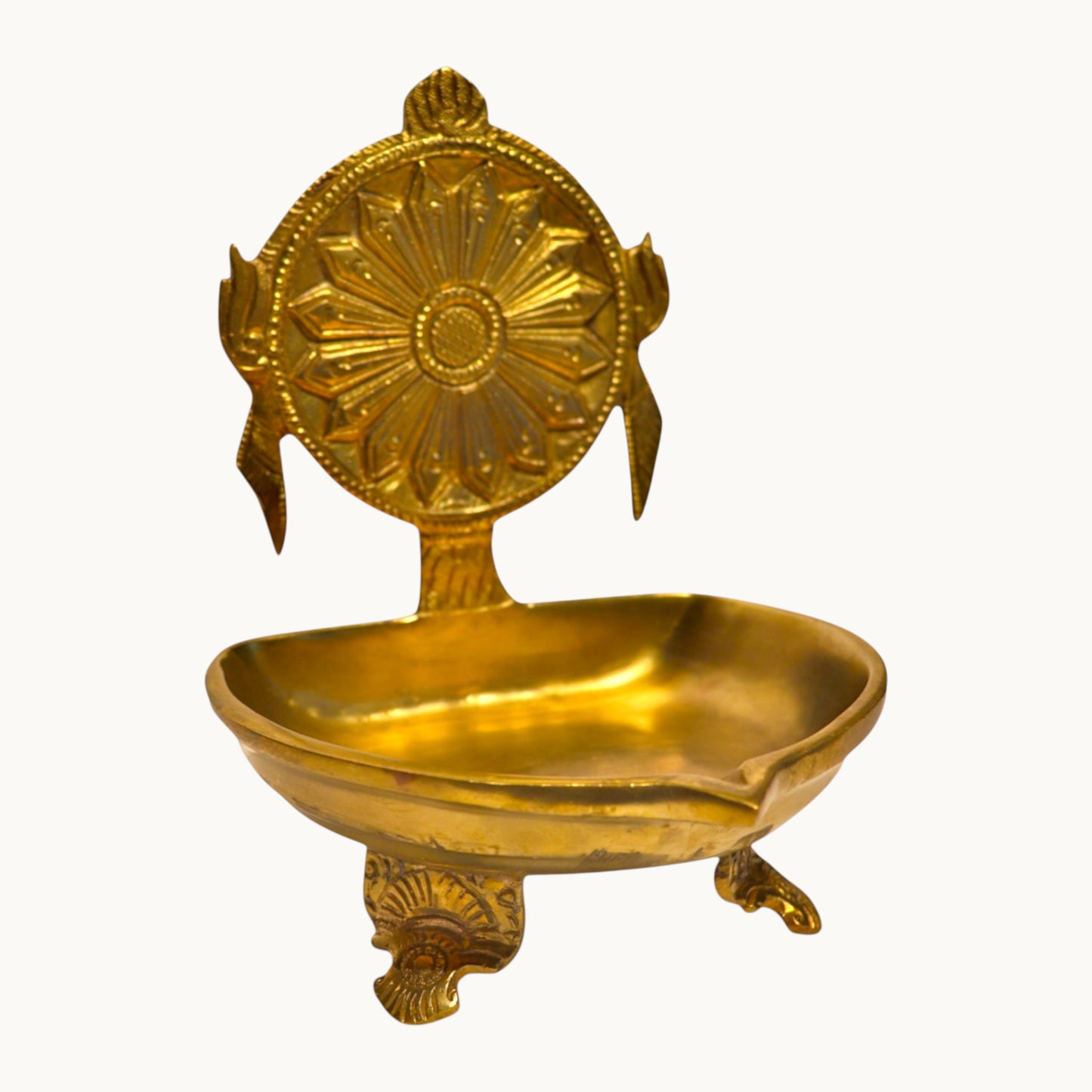 Thar Arts And Furniture - Brass Chakra Lamp