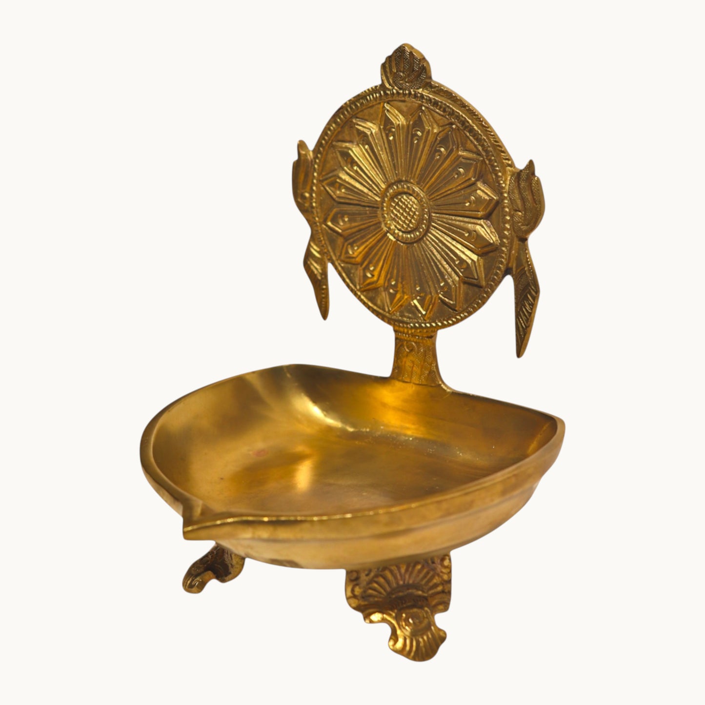 Thar Arts And Furniture - Brass Chakra Lamp