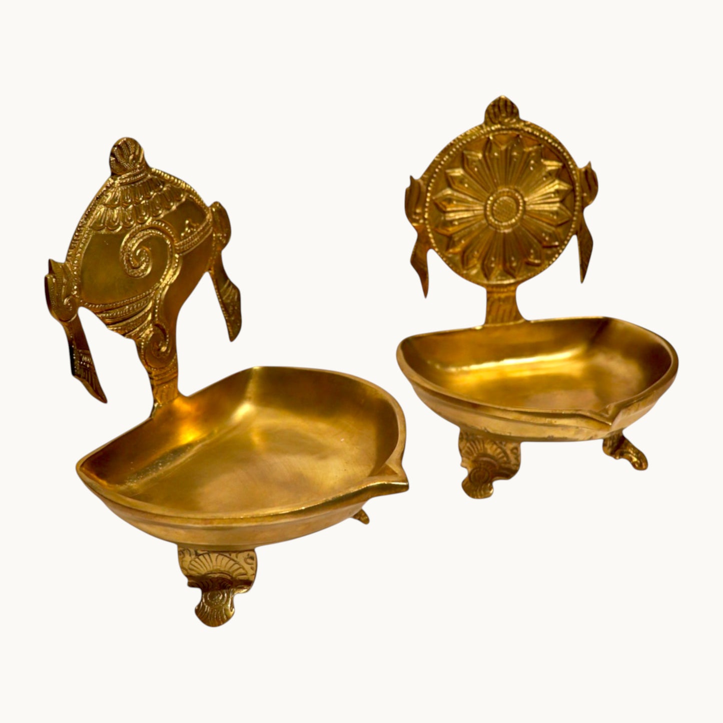 Thar Arts And Furniture - Brass Chakra Lamp