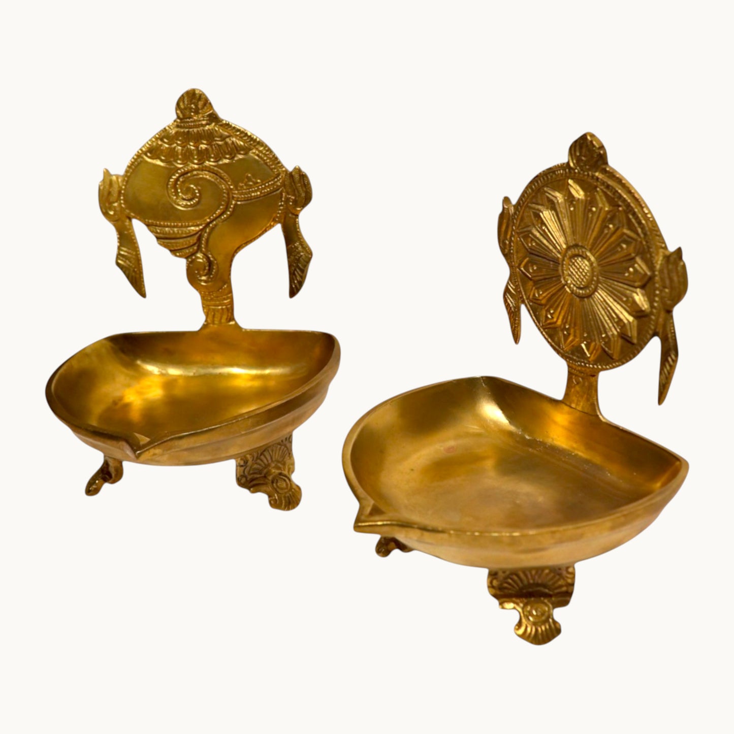Thar Arts And Furniture - Brass Chakra Lamp