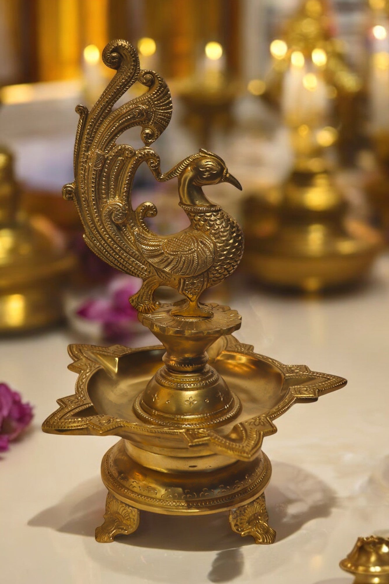 Thar Arts And Furniture - Peacock Deepak