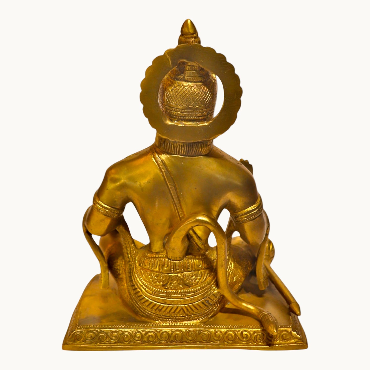 Thar Arts And Furniture - Brass Hanuman Idol in Blessing Pose – Handcrafted Murti for Pooja Room & Spiritual Décor