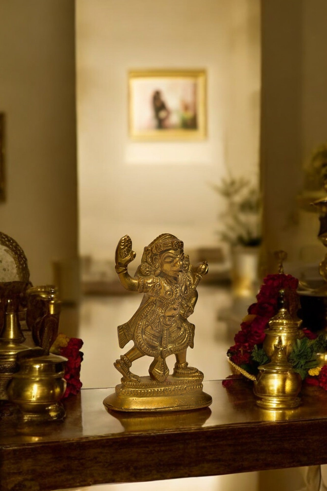 Thar Arts And Furniture - Brass Veer Hanuman Statues
