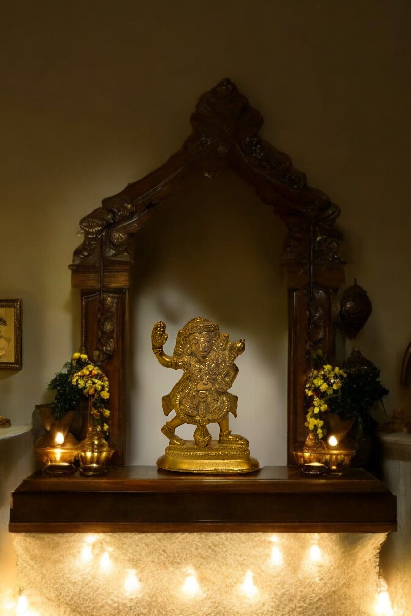 Thar Arts And Furniture - Brass Veer Hanuman Statues