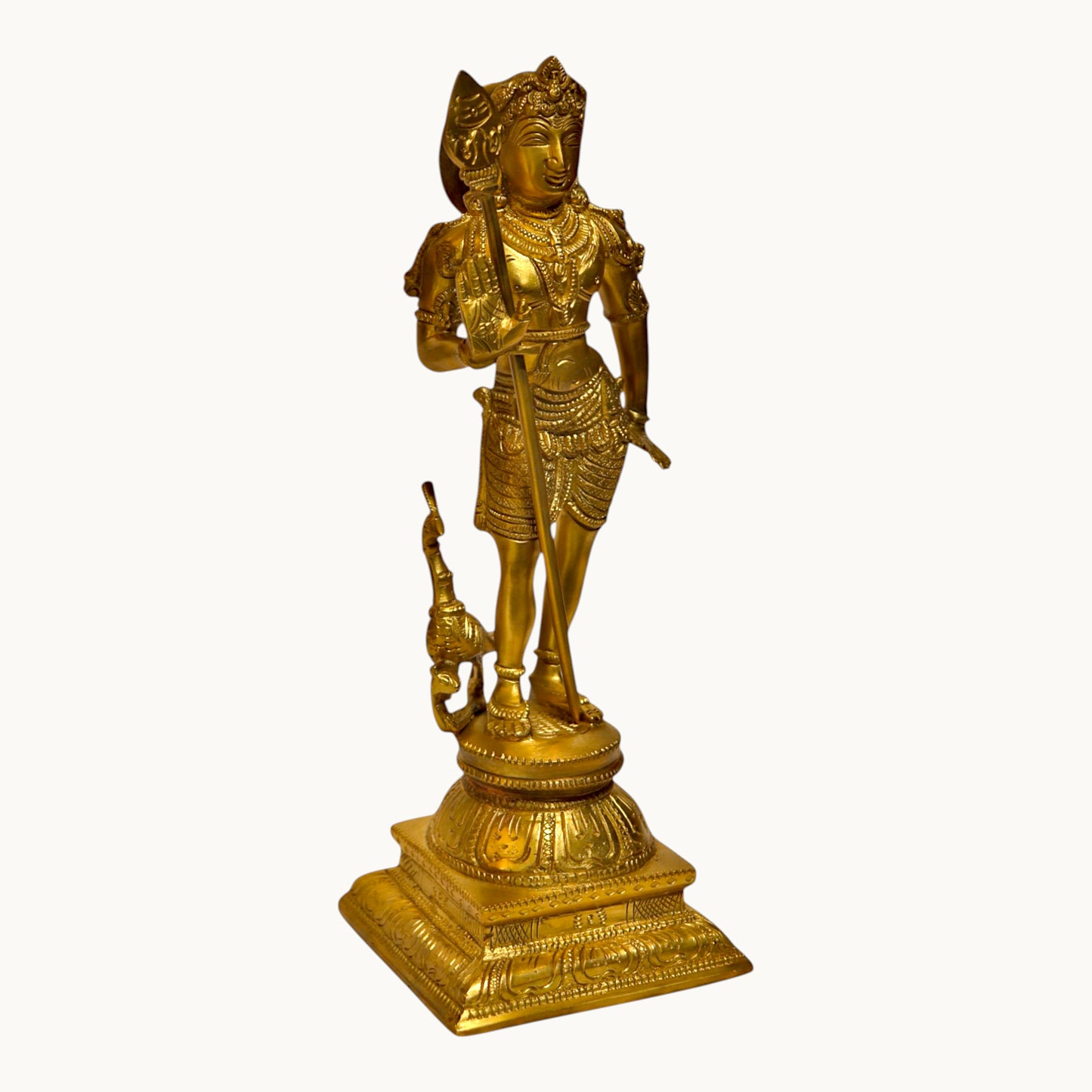 Thar Arts and Furniture- Brass Murgan / Kartikey Brass Idol