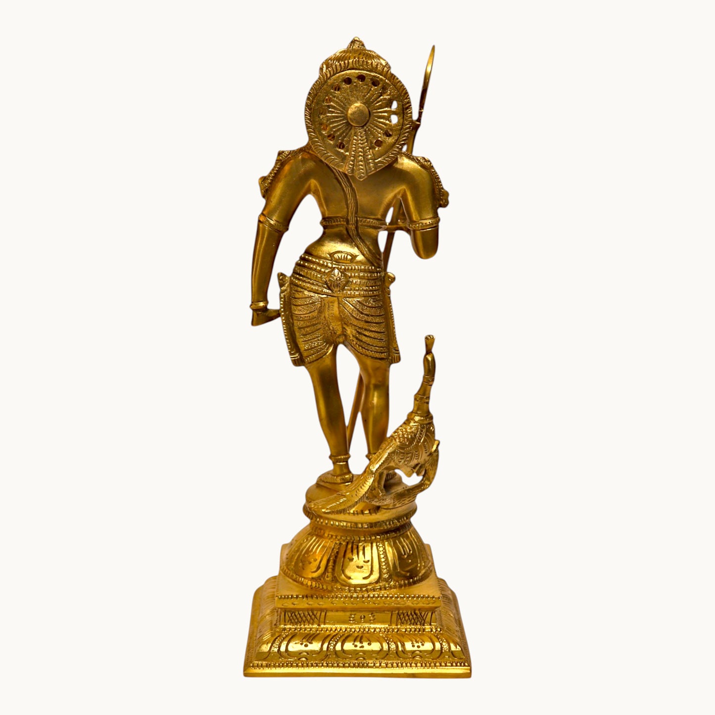 Thar Arts and Furniture- Brass Murgan / Kartikey Brass Idol
