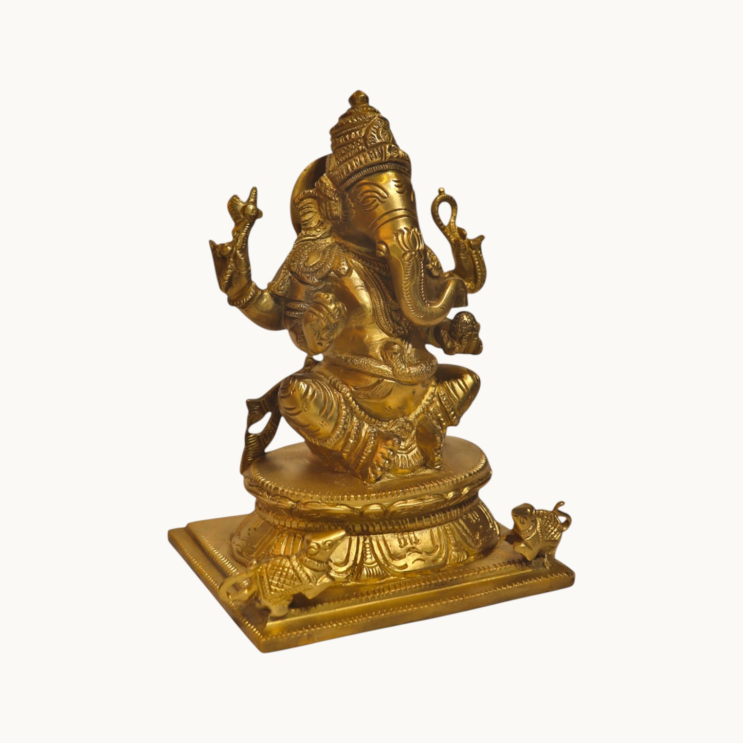 Thar Arts And Furniture - Brass Lord Ganesha Idol