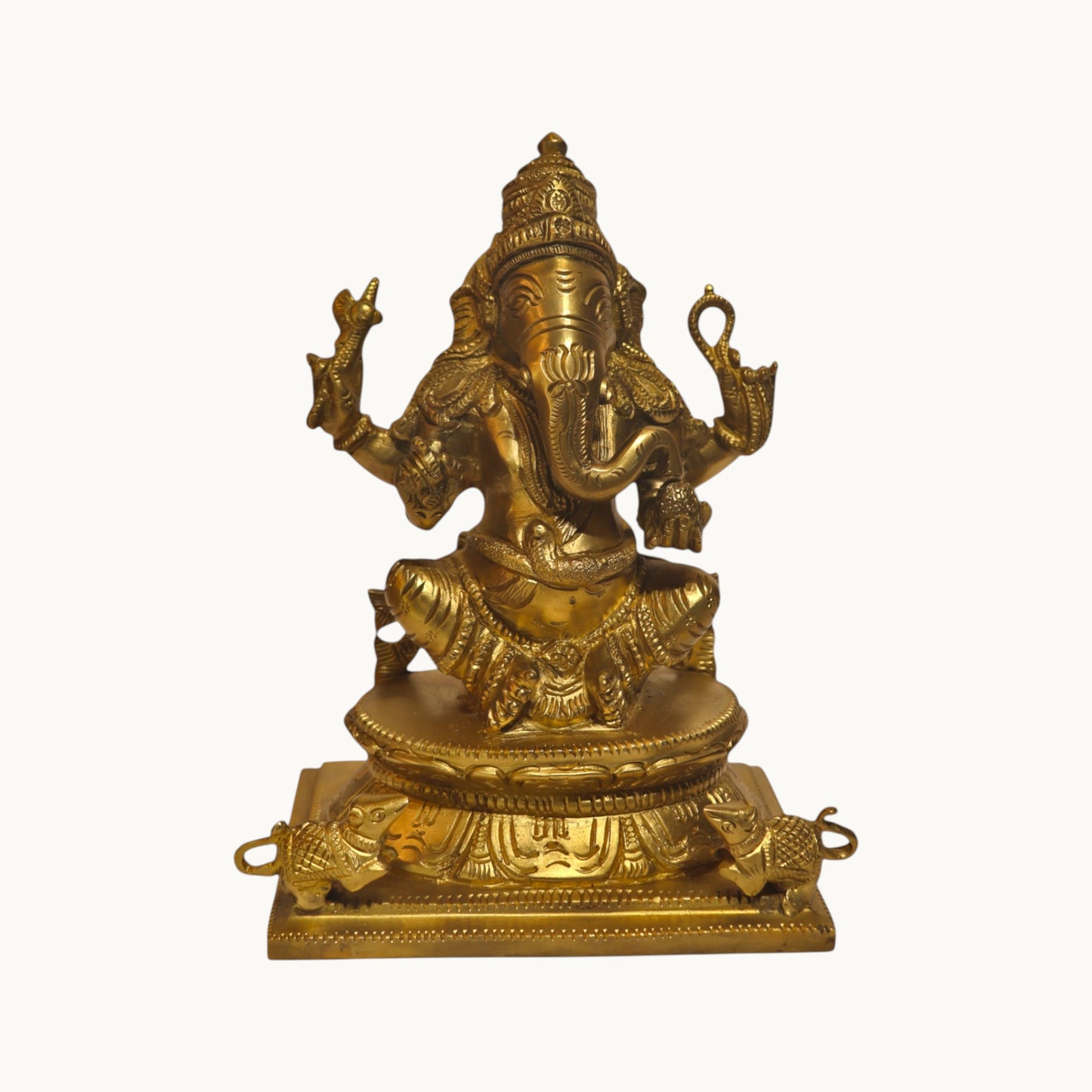 Thar Arts And Furniture - Brass Lord Ganesha Idol