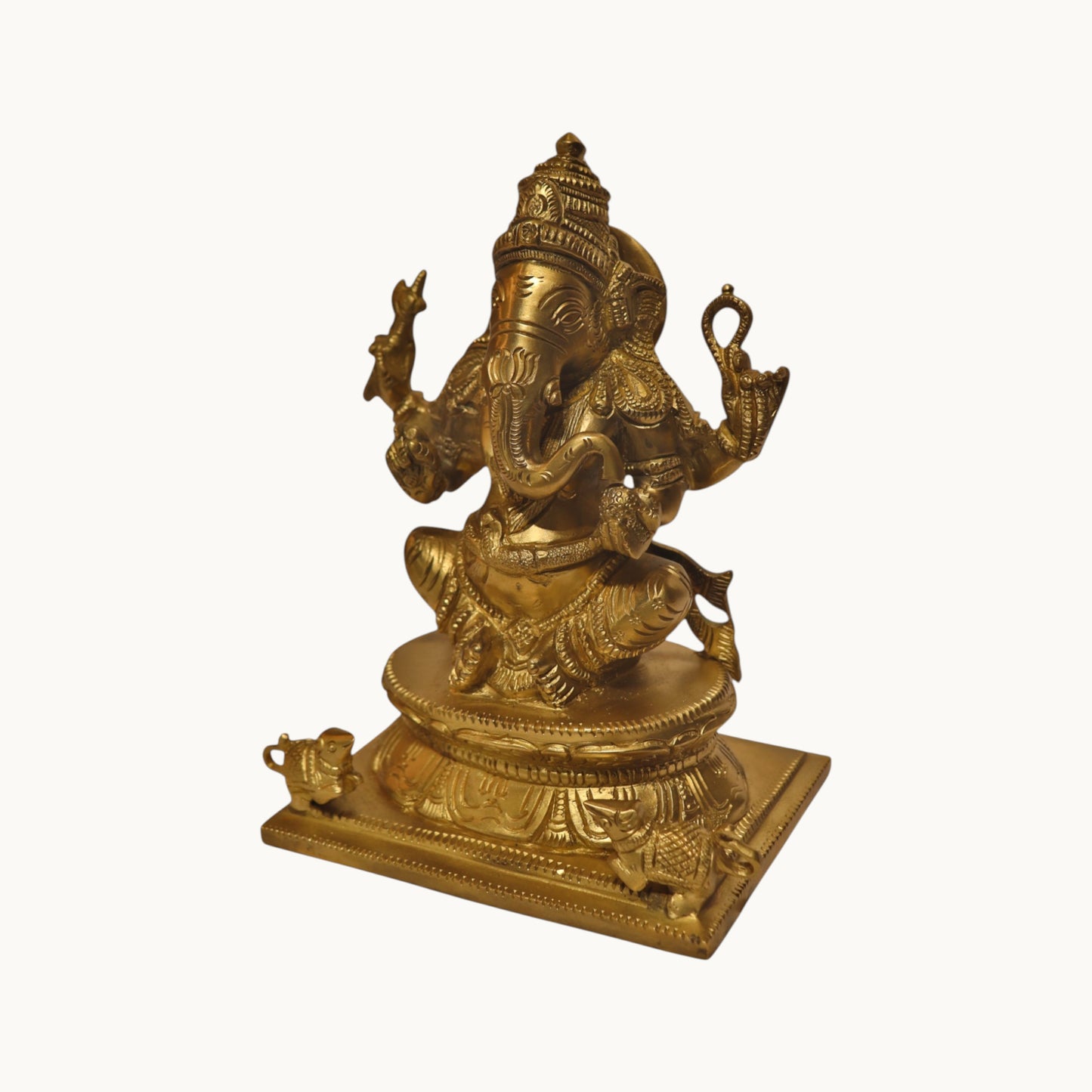 Thar Arts And Furniture - Brass Lord Ganesha Idol