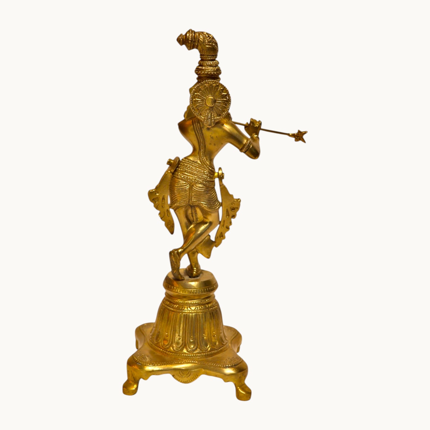 Thar Arts And Furniture - Brass Krishna with Flute