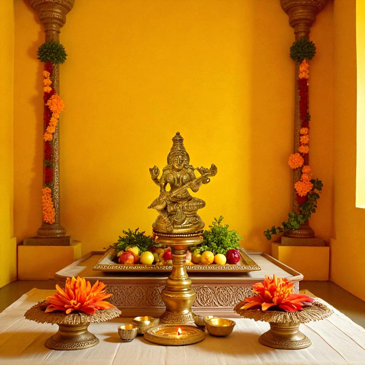 Thar Arts And Furniture - Goddess Saraswati