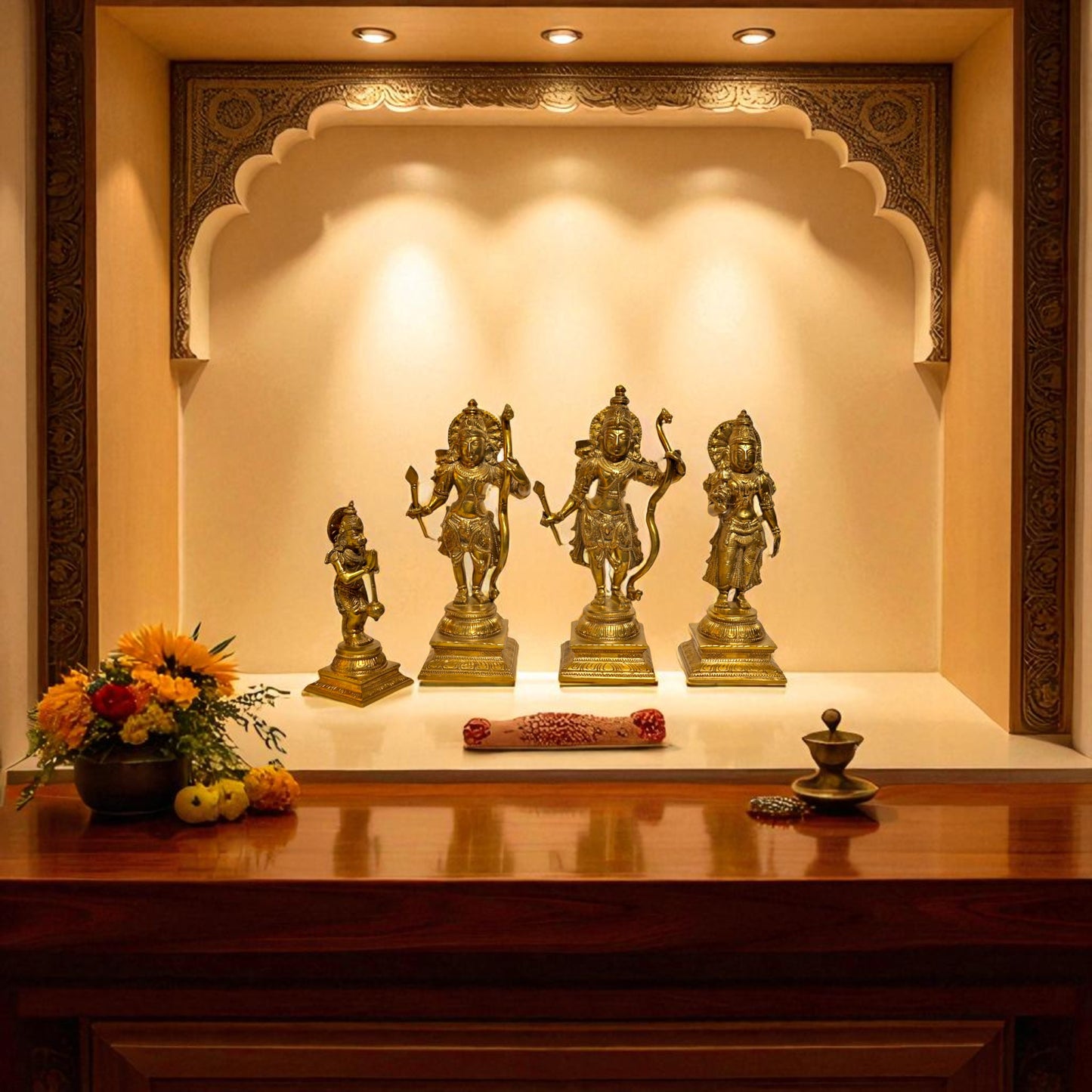 Thar Arts And Furniture - Bronze Ram Darbar