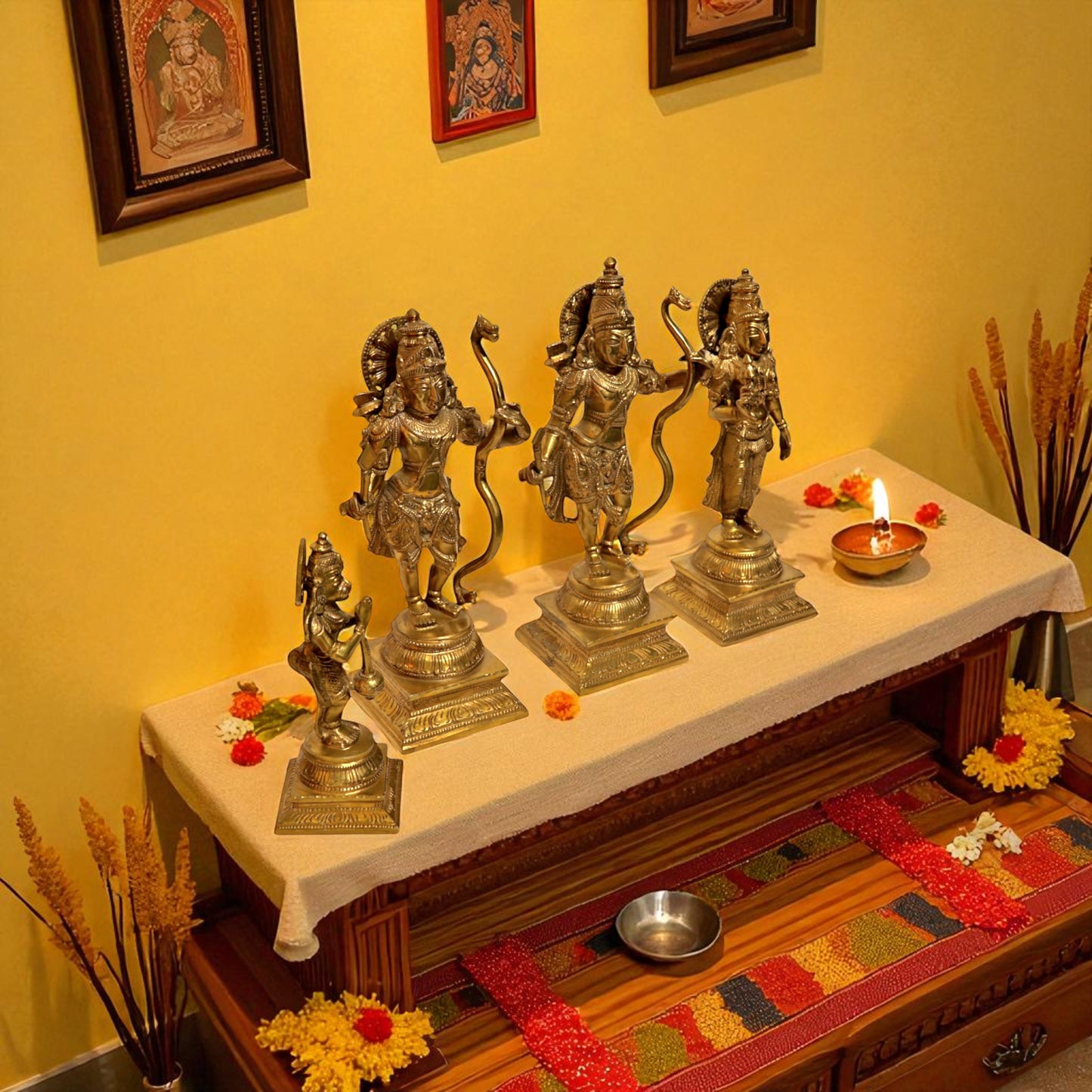 Thar Arts And Furniture - Bronze Ram Darbar