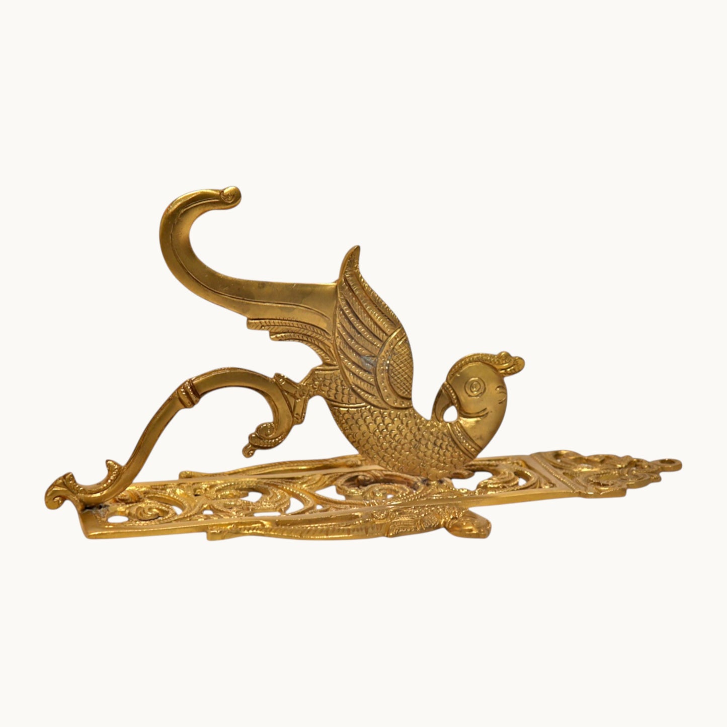 Thar Arts And Furniture -Brass Wall Hanging Parrot Bracket