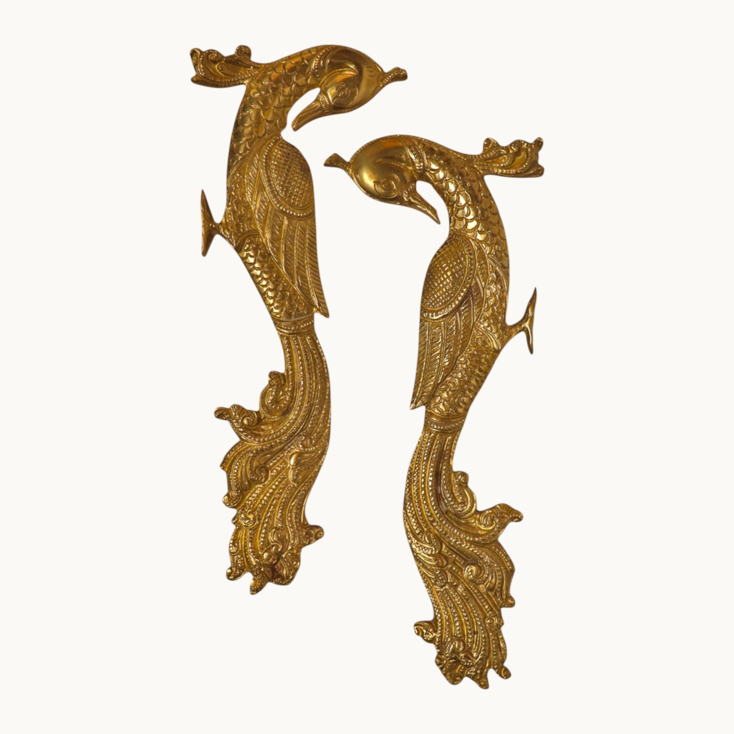 Thar Arts And Furniture - Peacock Design Brass Door Handle