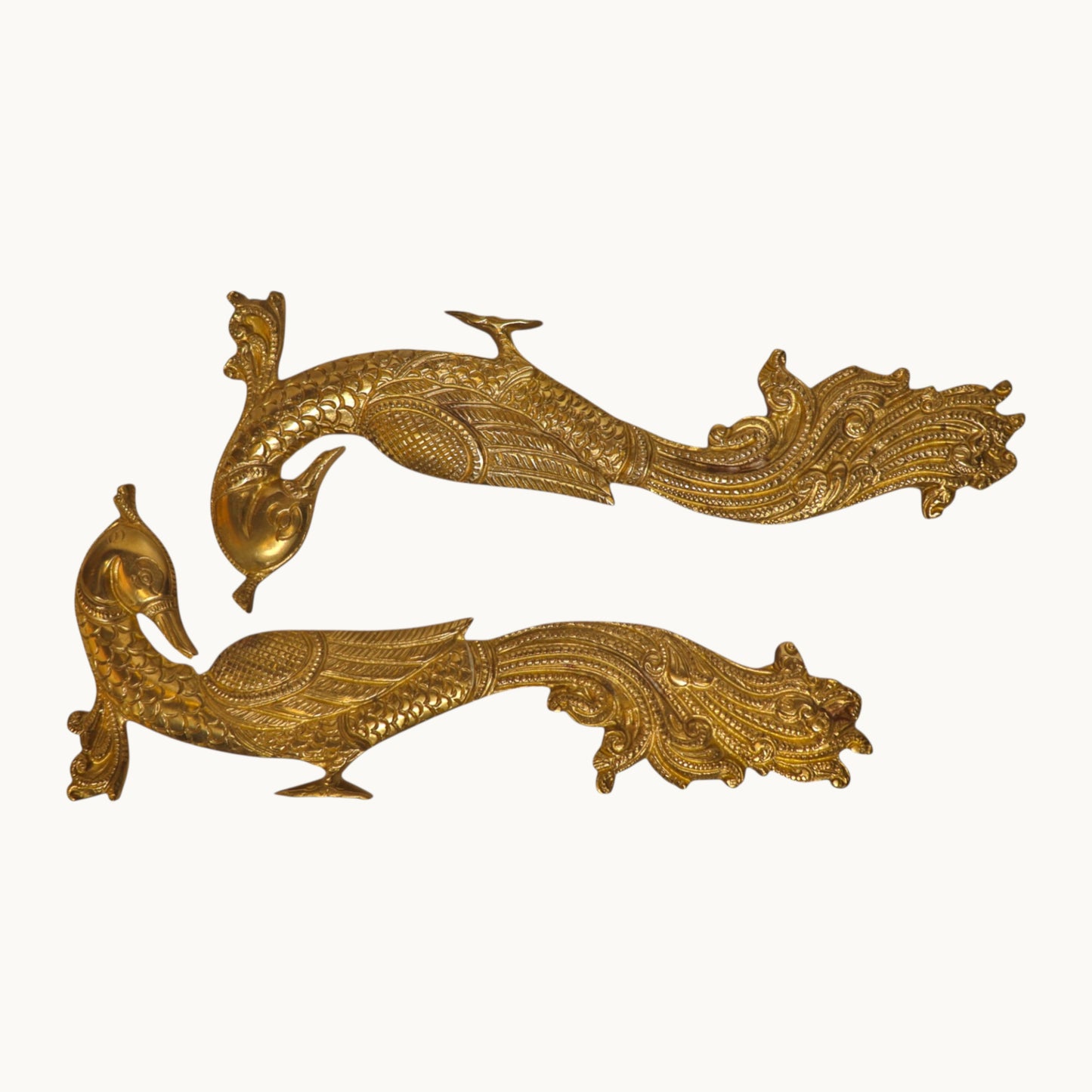 Thar Arts And Furniture - Peacock Design Brass Door Handle