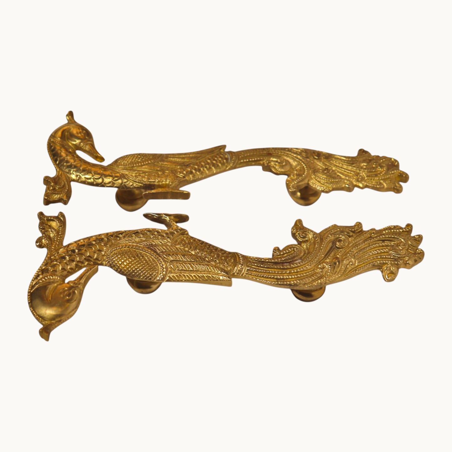 Thar Arts And Furniture - Peacock Design Brass Door Handle